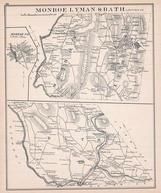 Monroe and Lyman, Bath, New Hampshire State Atlas 1892 Uncolored